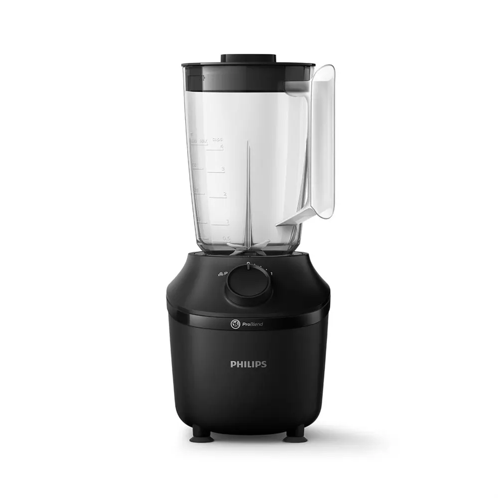 Philips 5000 Batidora de Vaso ProBlend Plus, 1200W, vaso de 2L + acc, Negro