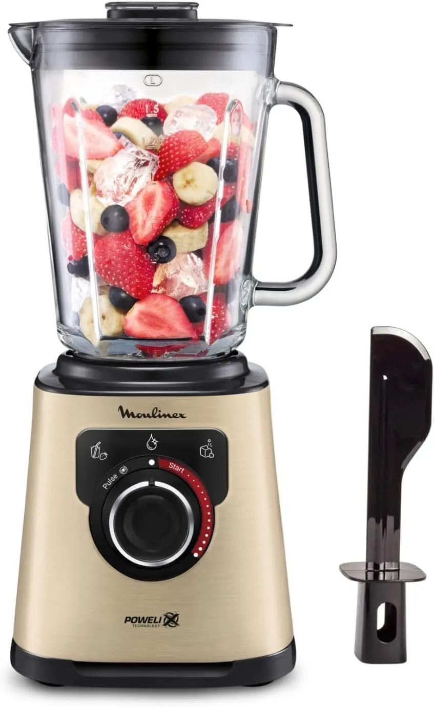 Moulinex Perfect Mix, Batidora de vaso 1200 W, Capacidad 2L