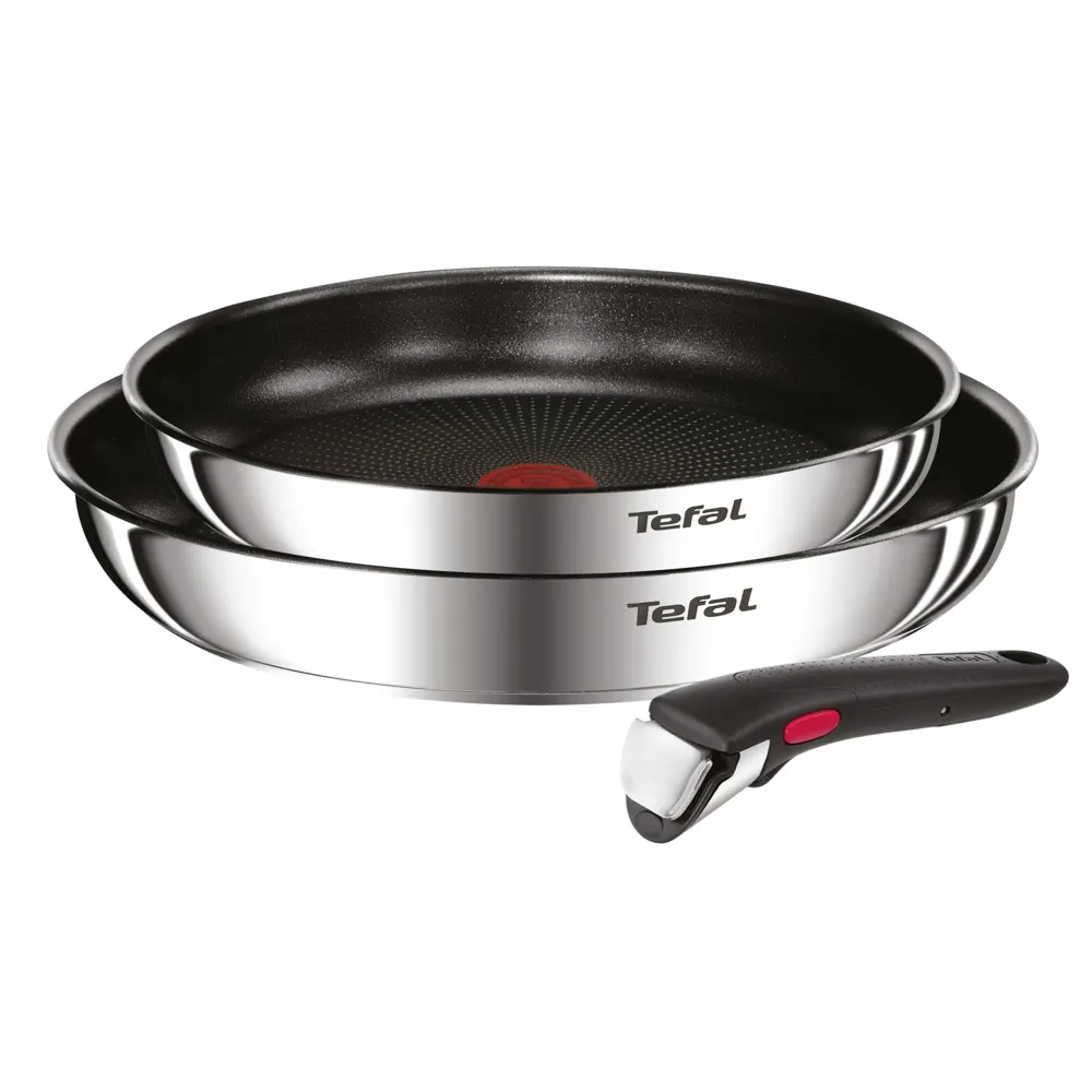 Tefal Ingenio Emotion - Juego de 2 Sartenes, Acero inoxidable